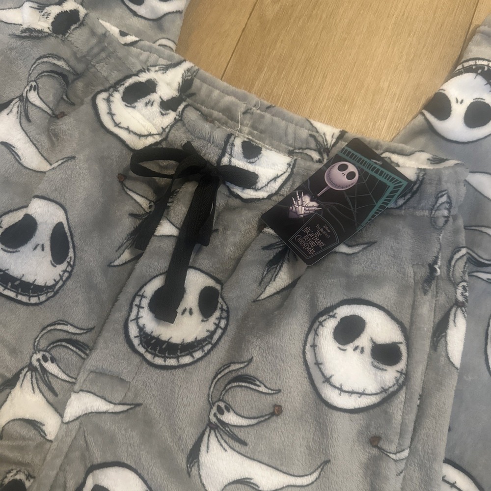 Disney Tim Burton's The Nightmare Before Christmas Jack Silky Pajama Pants Med - Picture 2 of 8